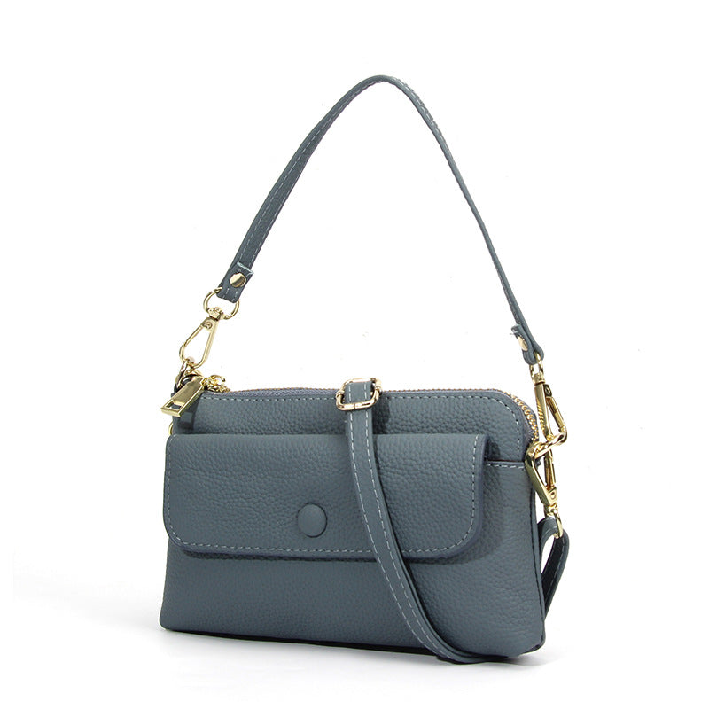 Women's Cell Lightweight Summer First Layer Cattlehide Fashion Simple Women's Messenger Bag