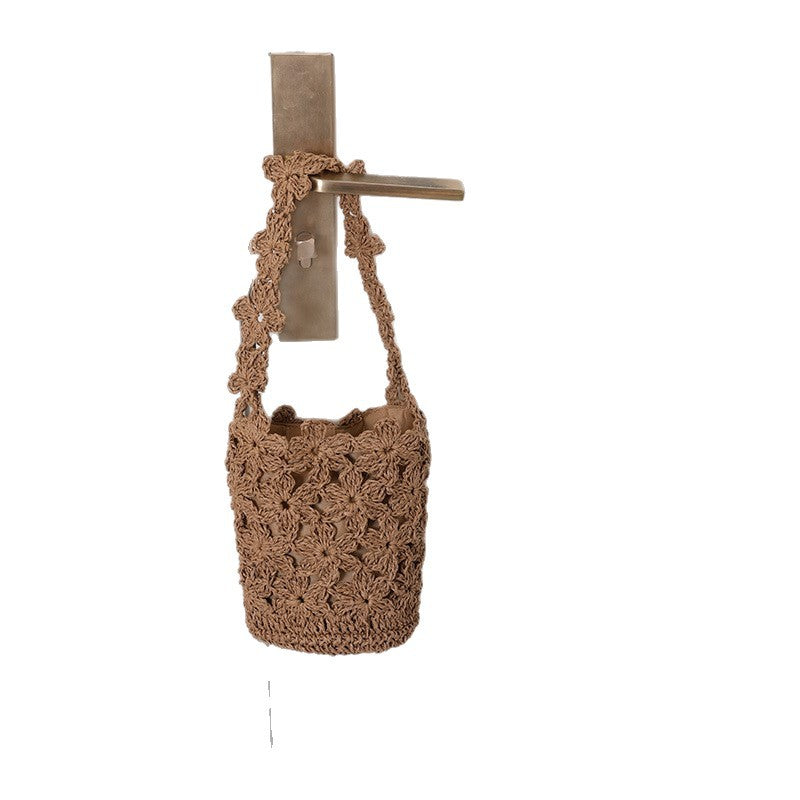 Women's Straw Fashion Lace Woven Seaside Vacation Bags