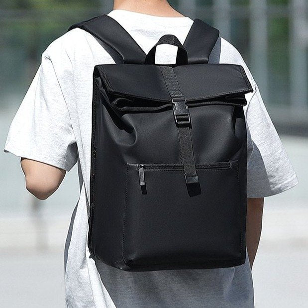 Men's Nylon Cloth Fashion Trendy Grace Simple Personality Niche Business Backpack