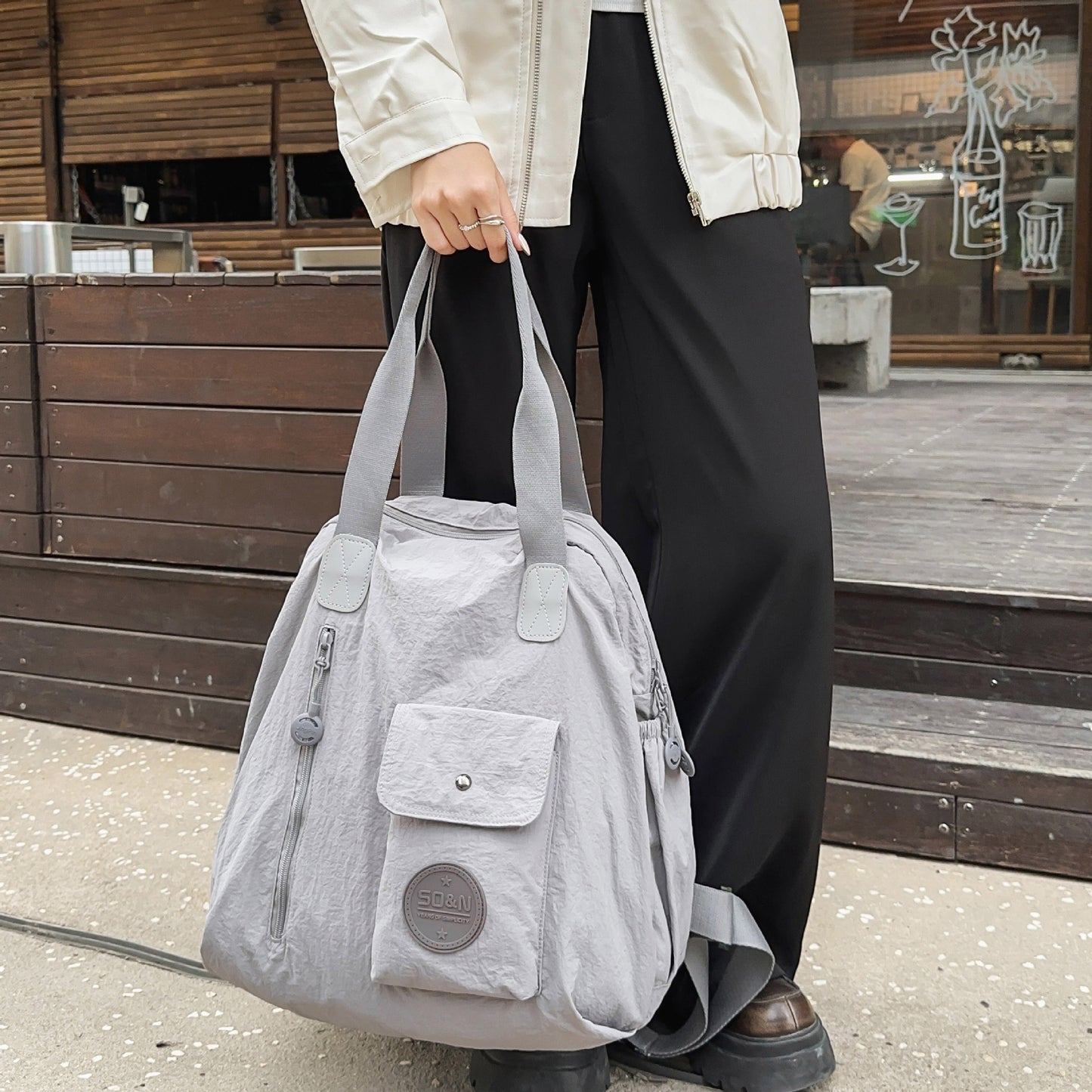 Fashion Large Capacity Versatile Trend Lightweight For Going Shoulder Bags