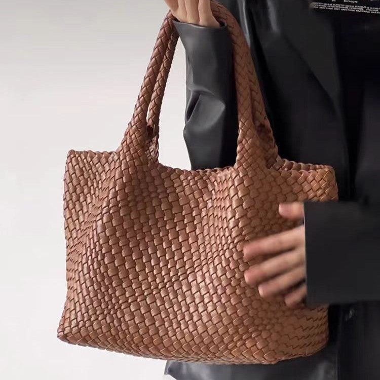Women's High-grade Hand-woven Large Capacity Fashion Commuter Bags