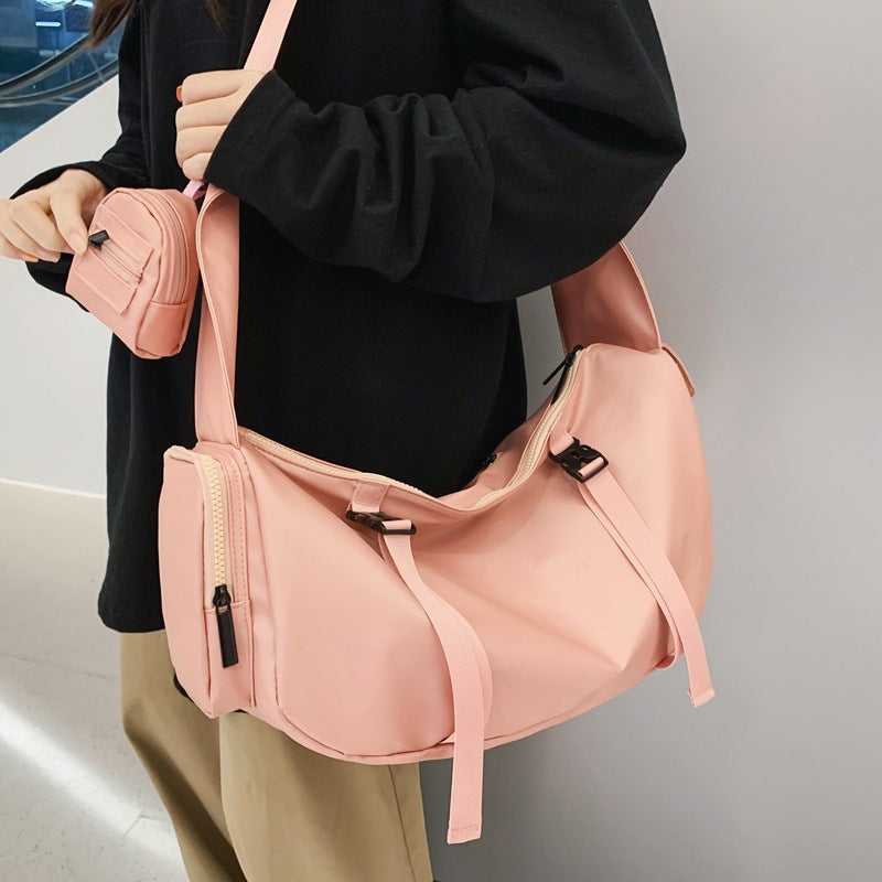 Simple Oxford Cloth Portable Large Capacity Women's Messenger Bag