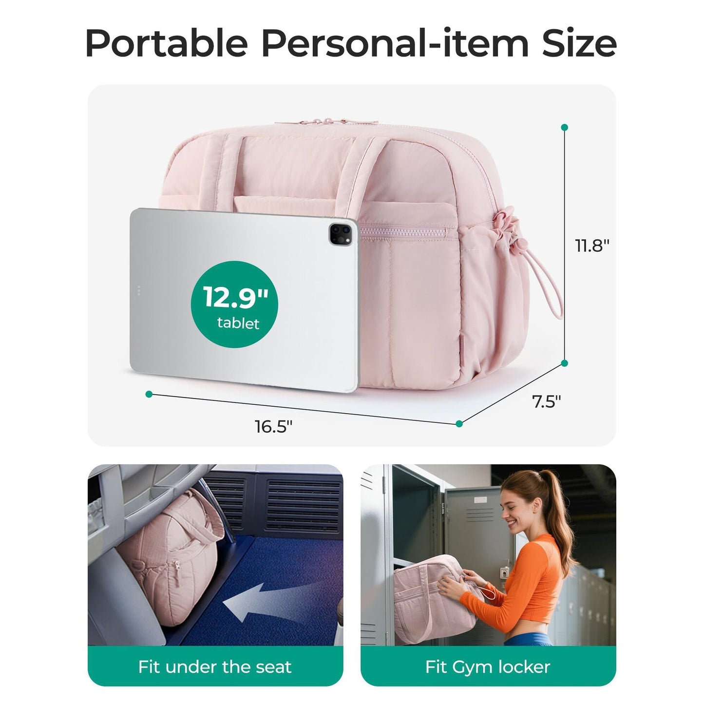 Cloud Dry Wet Separation Large Capacity Exercise Handbags
