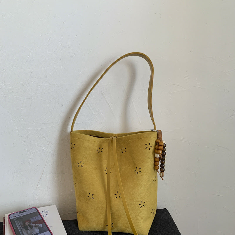 Women's Korean Style Carved Hollow Niche Retro Easy Matching Women's Handbag