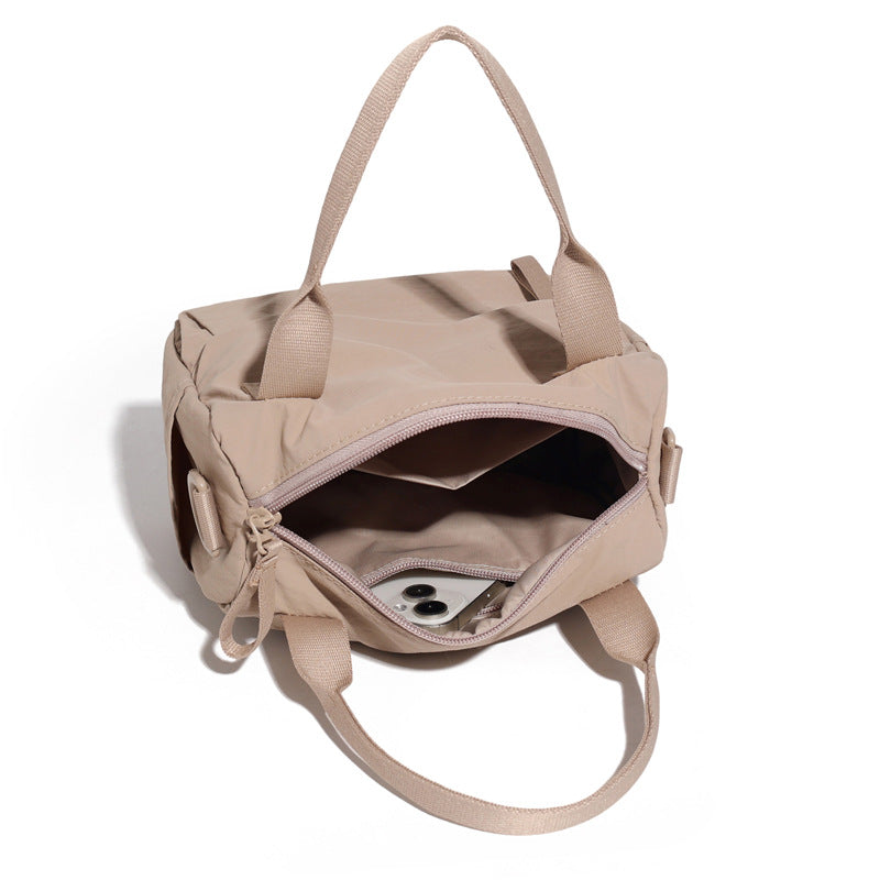 Women's Fashionable Lightweight Textured Nylon Cloth Women's Shoulder Bag