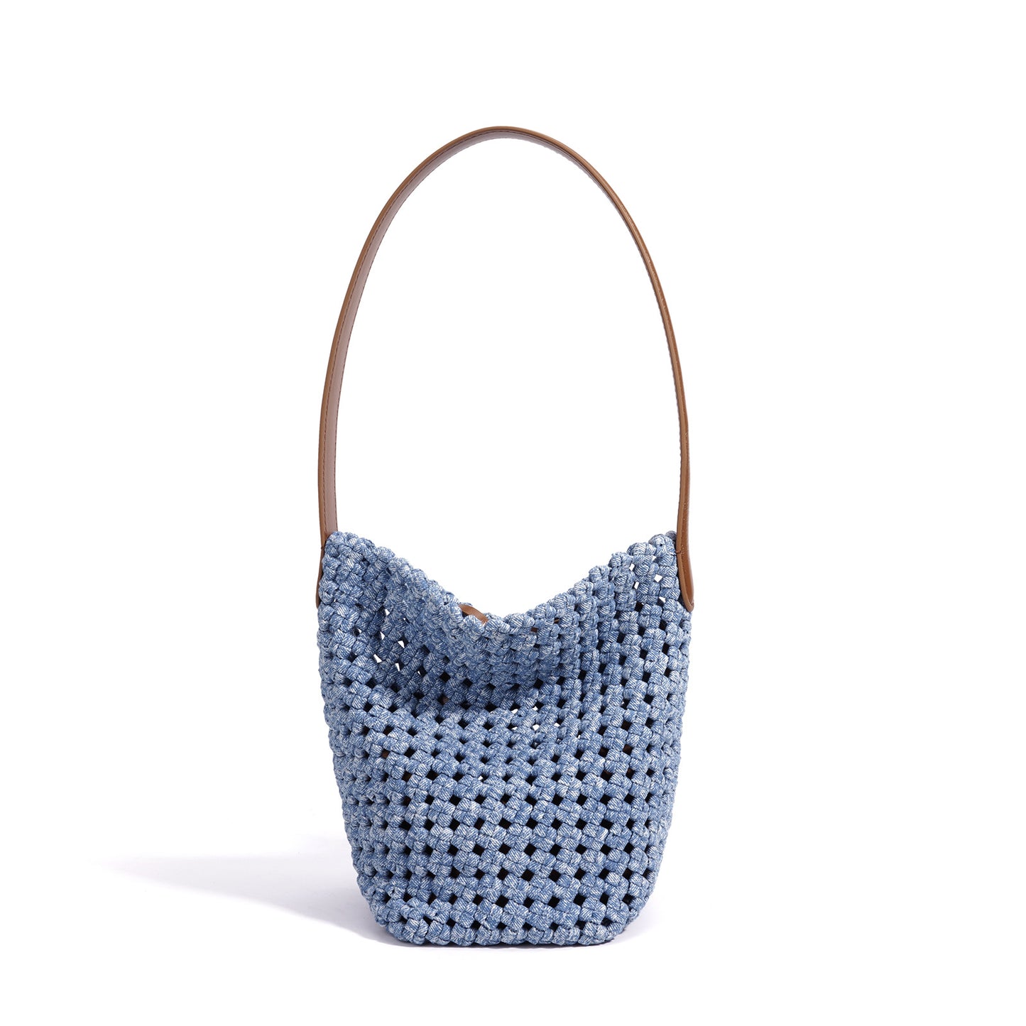 Handmade Woven Large Capacity Hollow Urban Simple Easy Women's Shoulder Bag
