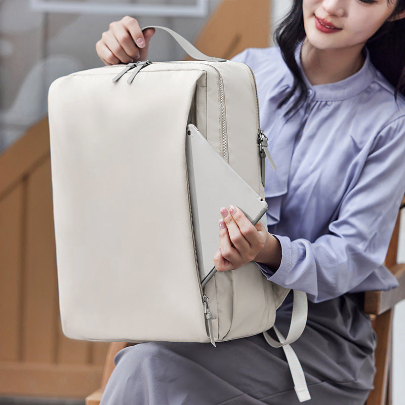Women's Fashionable Large Capacity Commute Computer Simple Business Backpack
