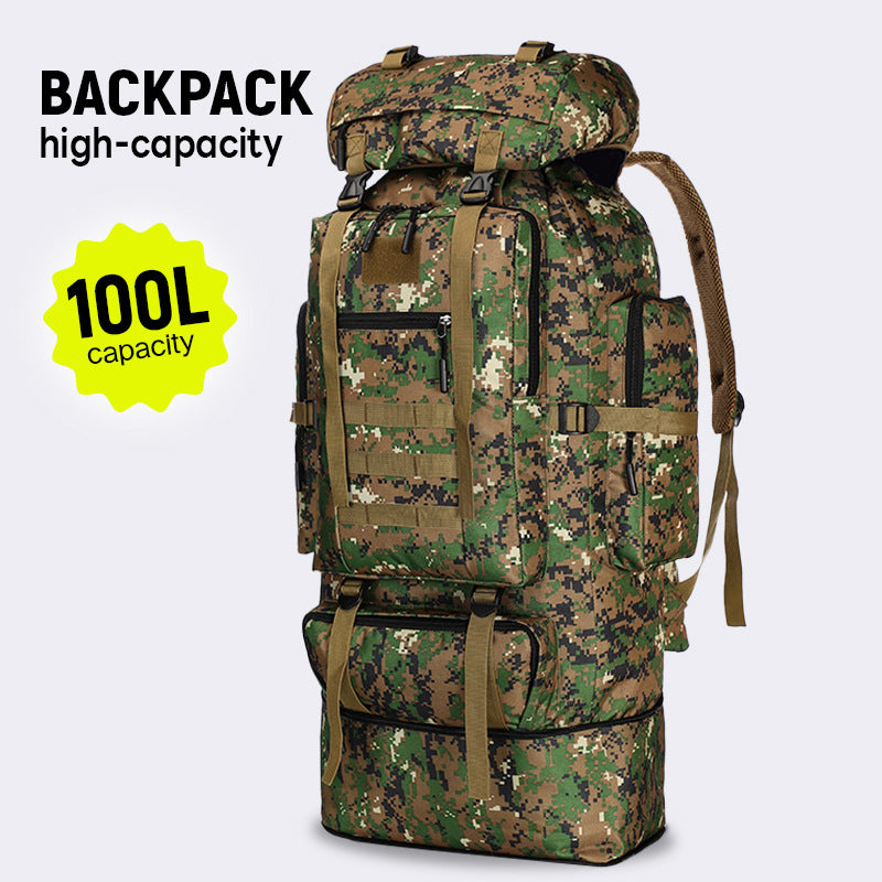 Women's & Men's Large Capacity Hiking Expandable Camping Tactical Backpack