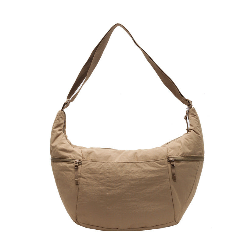 Women's Dumpling Large Capacity Croissant Commuter Nylon Women's Messenger Bag