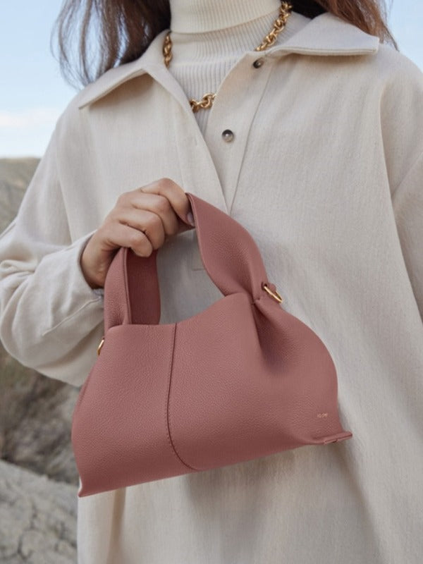 Women's French Niche Cloud Cowhide Dumpling Women's Shoulder Bag