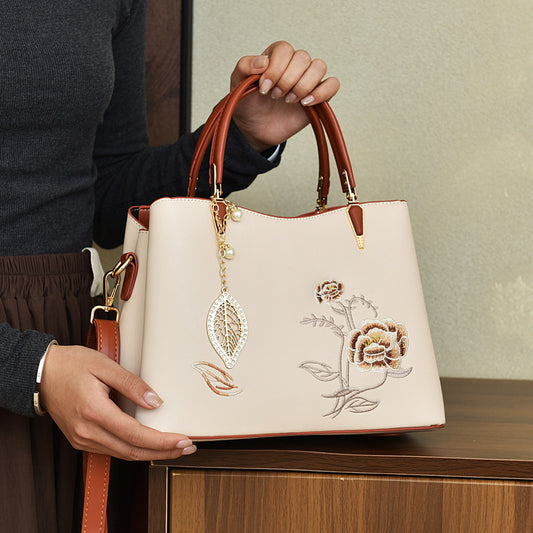 Women's Chinese Style Embroidery Versatile Mother Wedding Women's Shoulder Bag