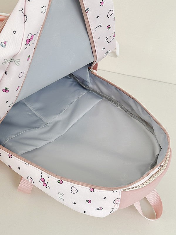 Cute Wild Korean Style Large Capacity Good-looking Bow Leisure Backpack
