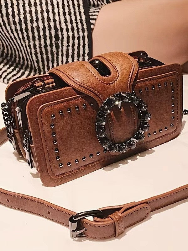 Classic Style Mini Chain Trendy Unique Women's Messenger Bag