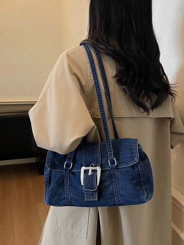 Autumn Retro Art Denim Female Large Capacity Totes Class Backpacks