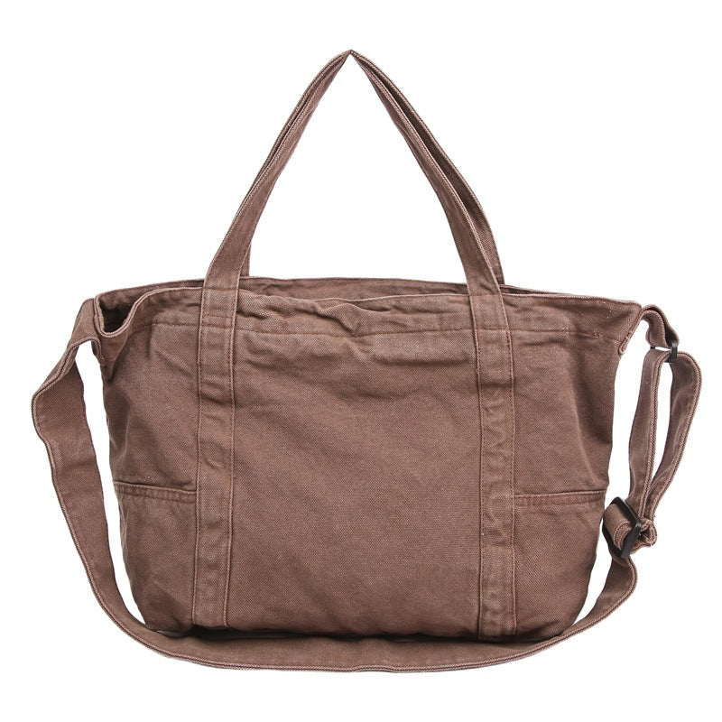 Women's Large Capacity Canvas Retro Literary Fashion Bags