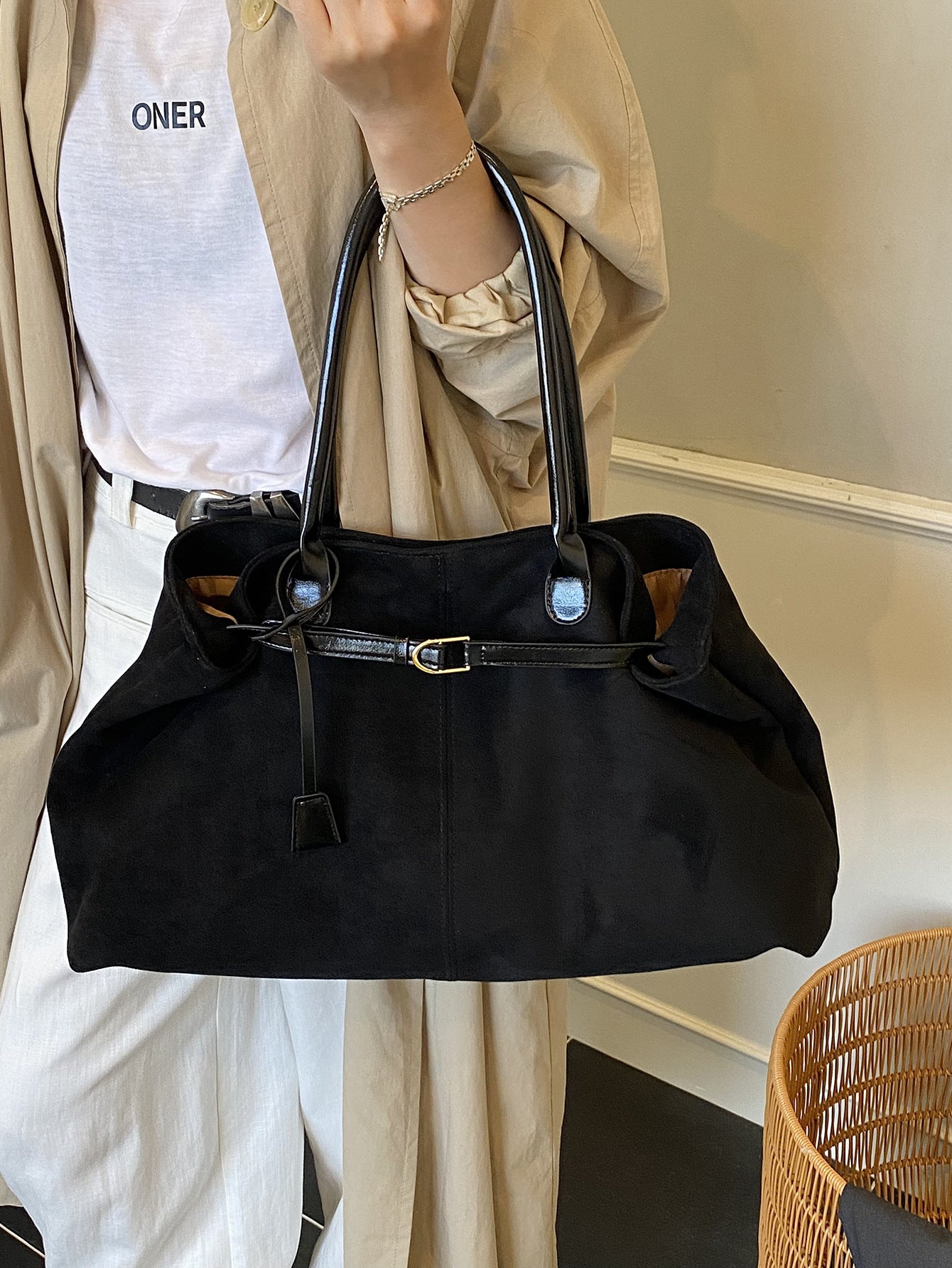 Women's For Trendy Retro Large Capacity Commuter Bags