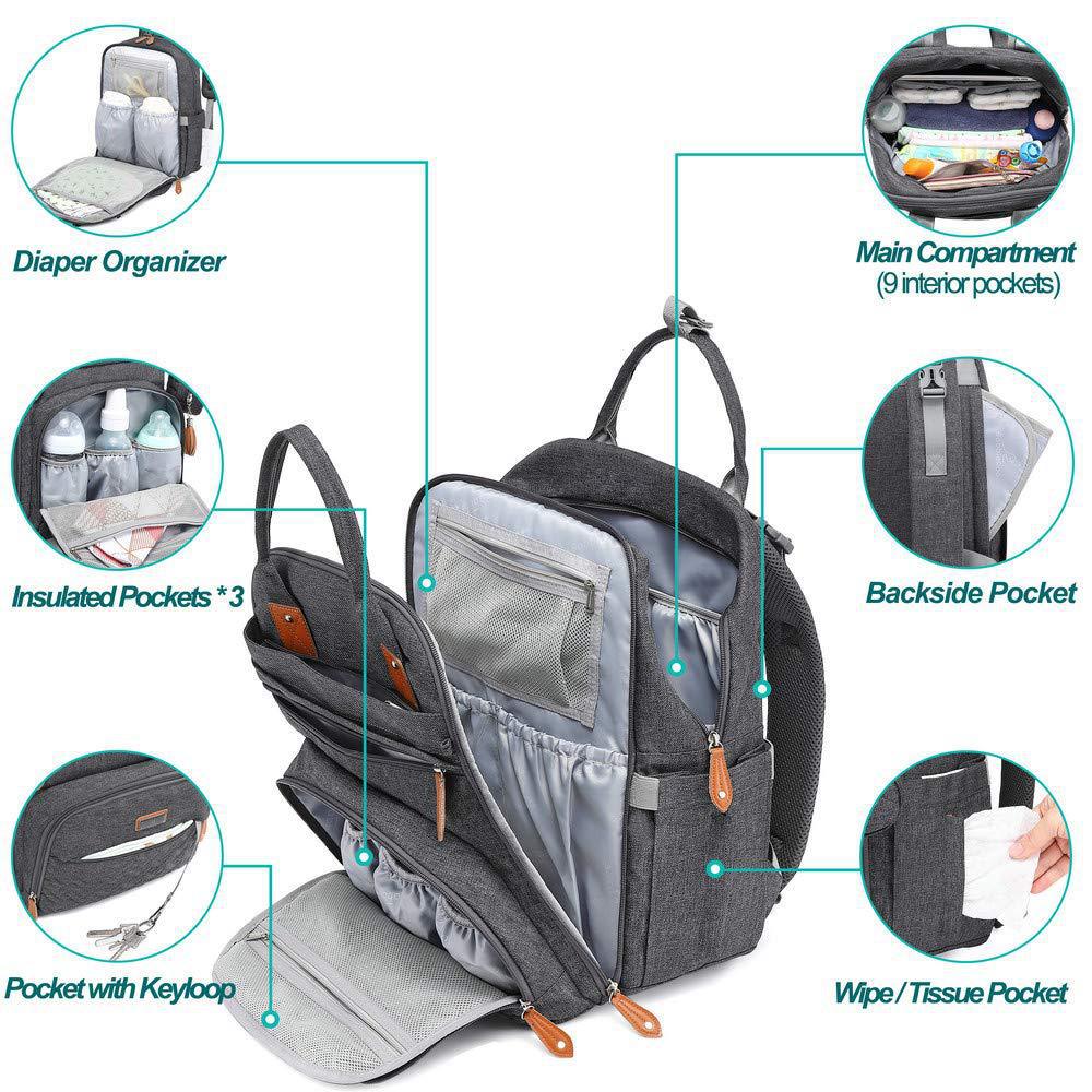 Folding Bedspread Multifunctional Foldable Diaper Waterproof Large Mummy Bag