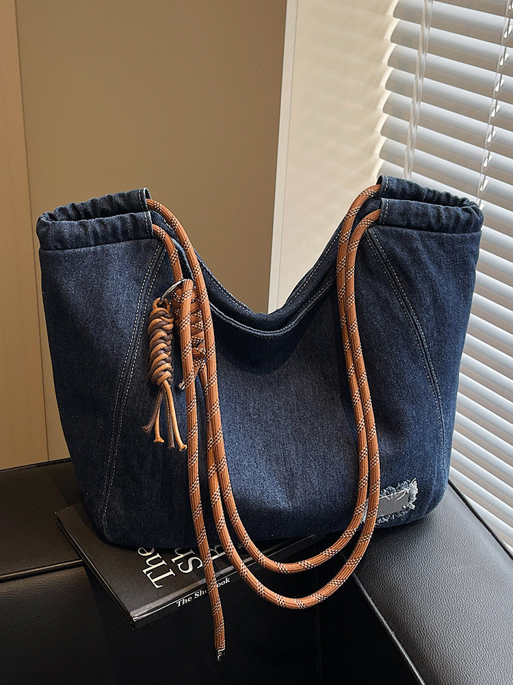 Women's Denim Lightweight Chic For Class Commuting Bags