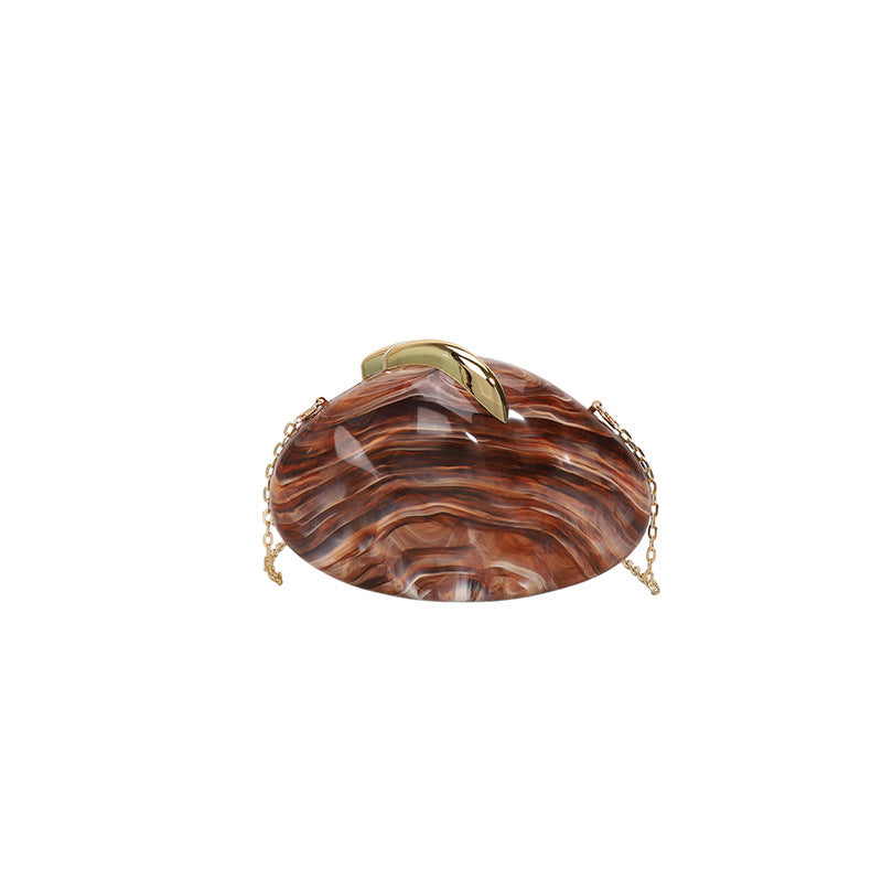 Women's Korean Style Popular Round Box Western Light Dinner Bag