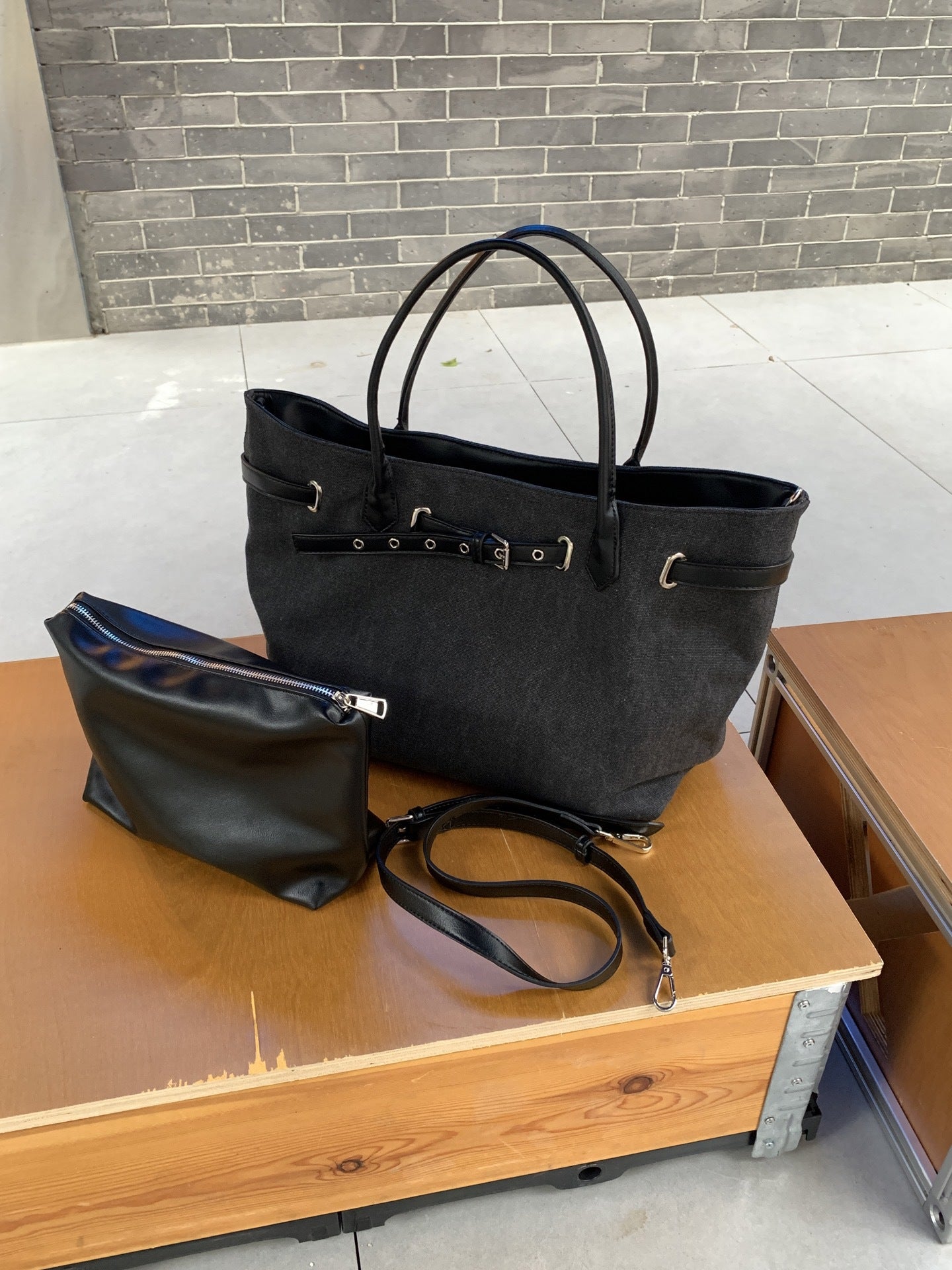 Ge Large Capacity Totes Trendy Wild Commuter One Combination Portable Bags