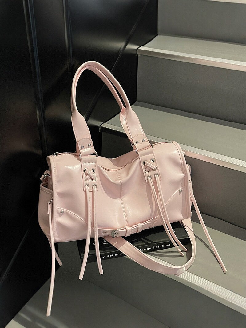 Women's Style Retro Large Capacity Fashion Commuter Shoulder Bags