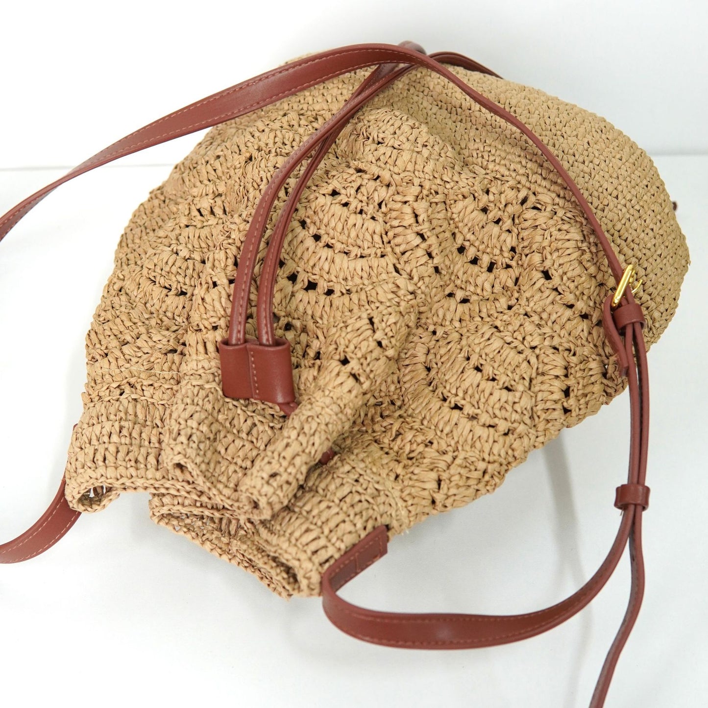 Women's Straw Woven Hollow Lace Beach Vacation Women's Handbag