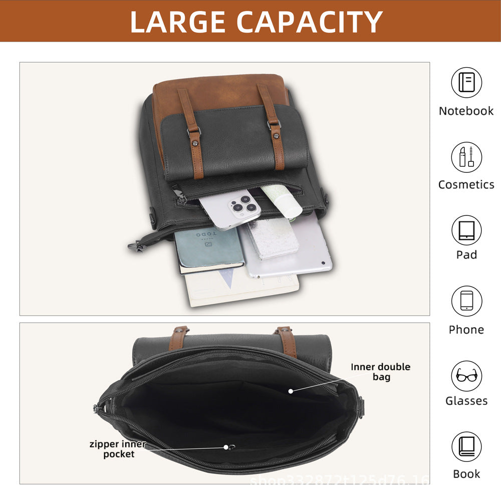 Women's Magnetic Veil Commuter Large Capacity Female Lion Bags