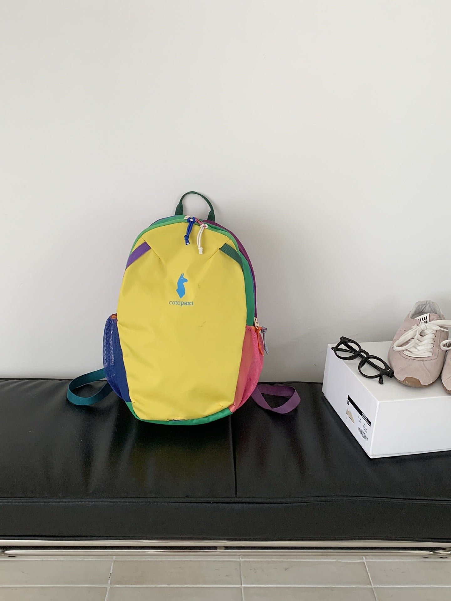 Children's Dopamine Color Contrast Patchwork Large Capacity Backpacks