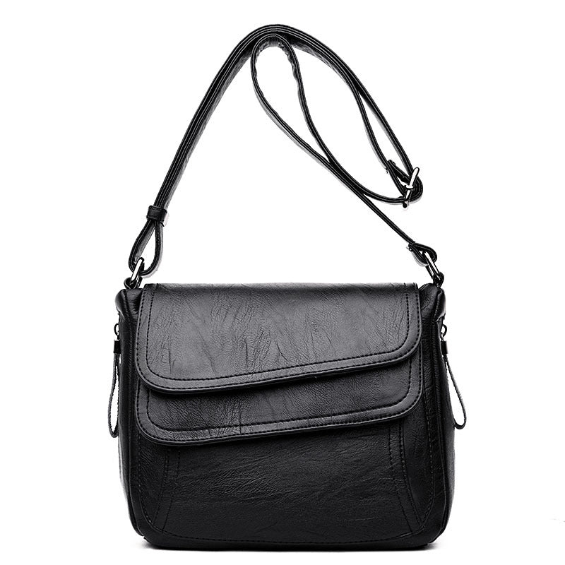 Beautiful Women's Korean Style Soft Leather Small Square Bags