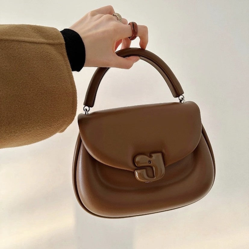 Women's Denim Bun Medium Niche Female Saddle Bags