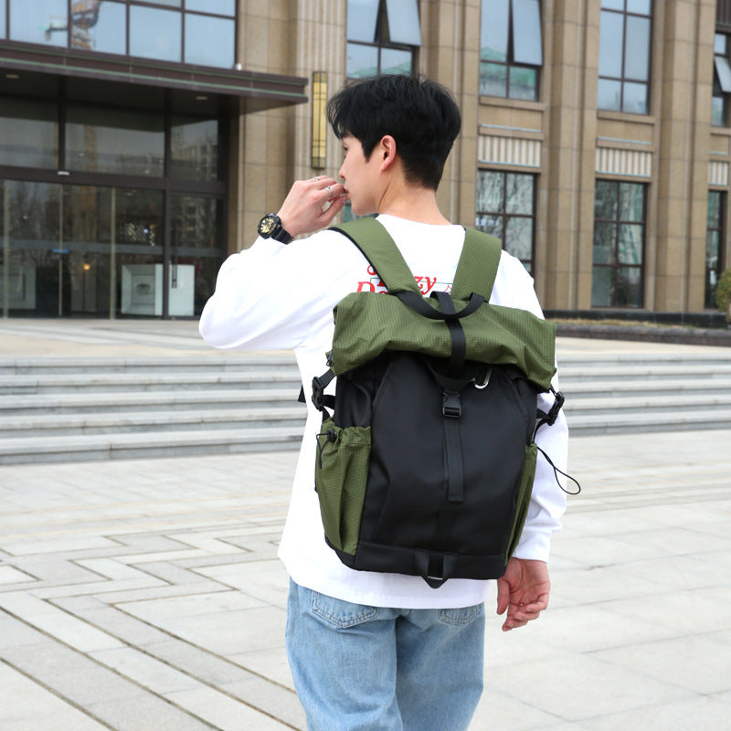 Mechanical Style Trendy On Foot Multifunctional Leisure Backpack