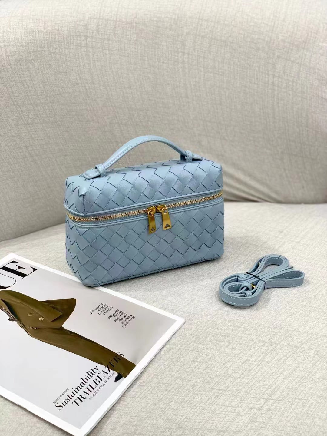 Women's Box Diamond Check Chain For Handbags