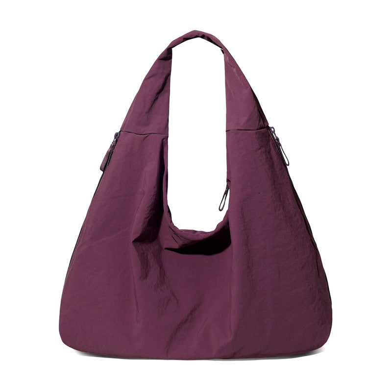 Women's Idle Style Underarm Large Capacity Korean Solid Color Fashion Women's Shoulder Bag