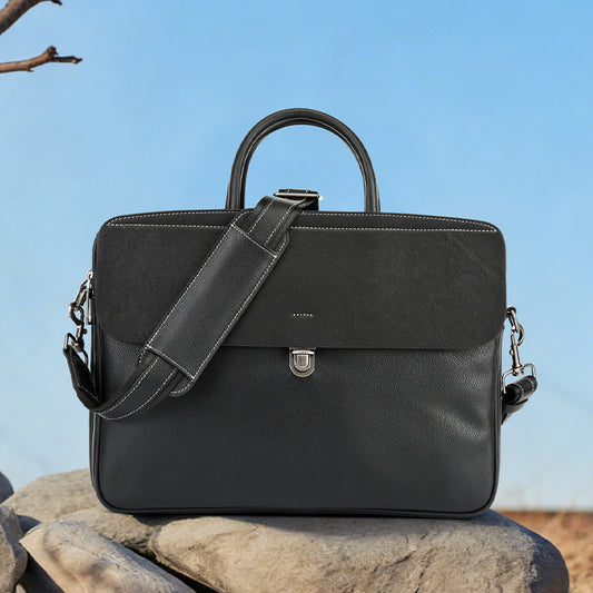 Men's Vegetable Tanned Leather Cowhide High-grade Fashion Multifunctional Handbags