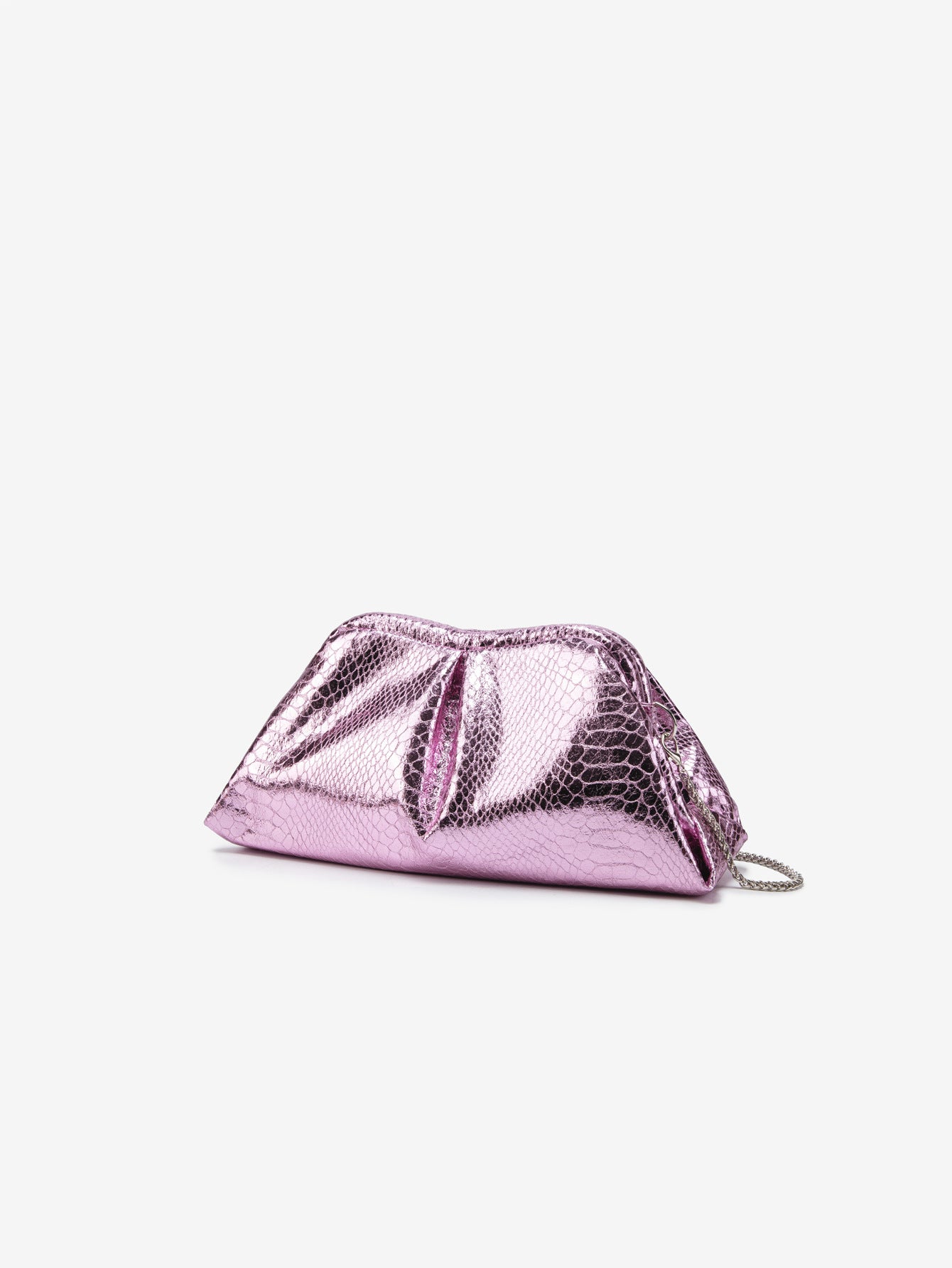 Women's Snake Pattern Clip Cloud Chain Women's Shoulder Bag