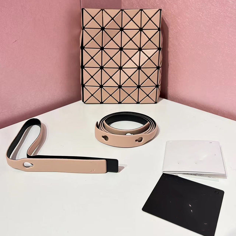 Women's Classic Double Joint Strap Mini One Small Square Bag
