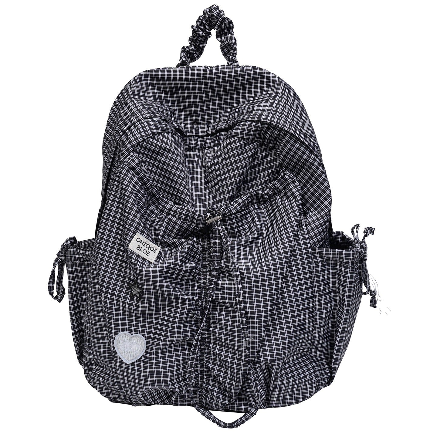 Summer Large Capacity Versatile Checked Female Leisure Backpack