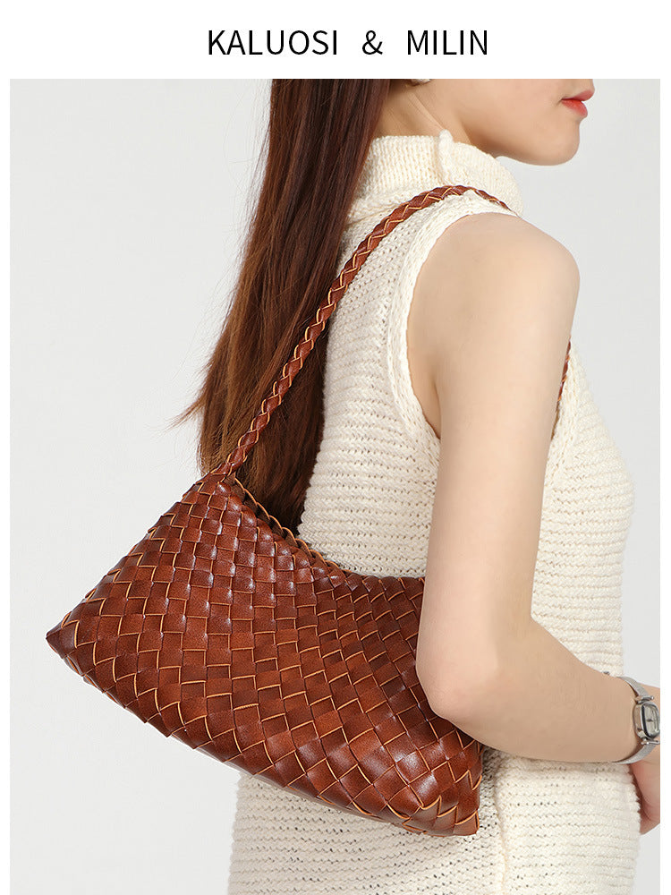 Women's Woven Retro Hand-woven Vegetable Basket Simple Bags