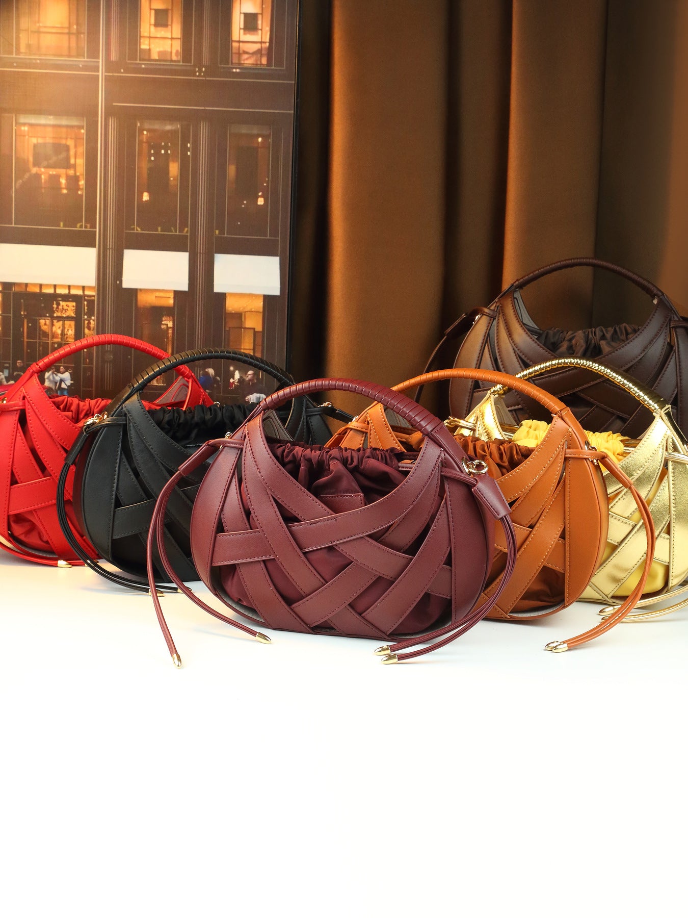 Women's Fashion Creative Design High Texture Vegetable Basket Women's Handbag