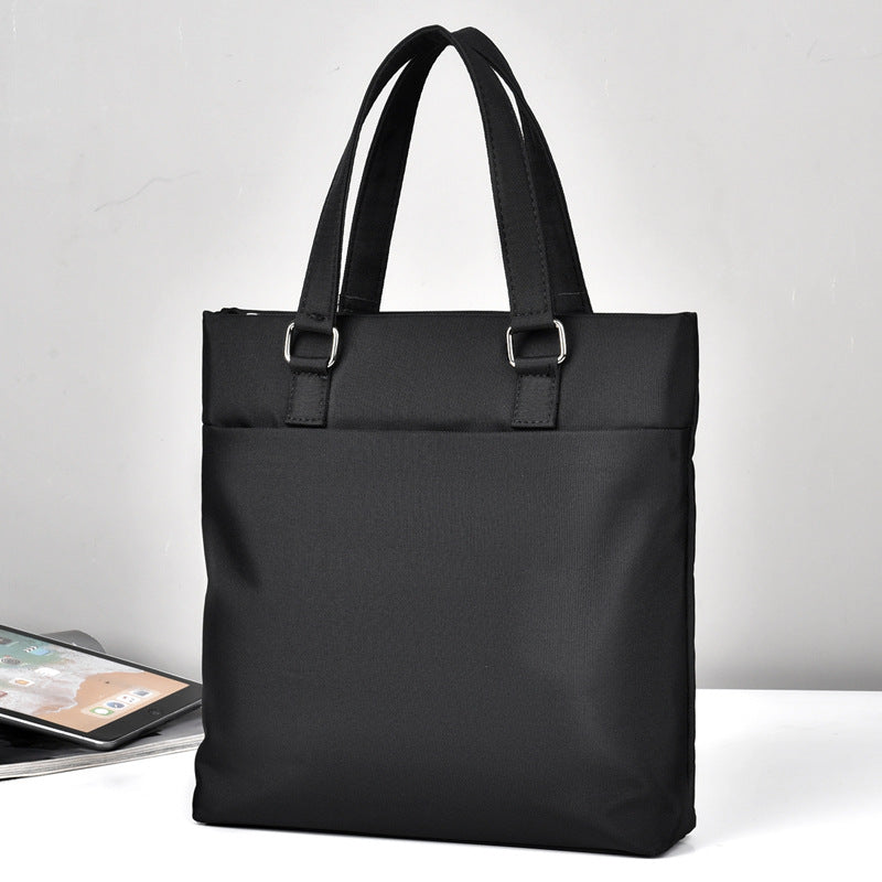 Men's Advertising Document Oxford Cloth Vertical Waterproof Men's Shoulder Bag