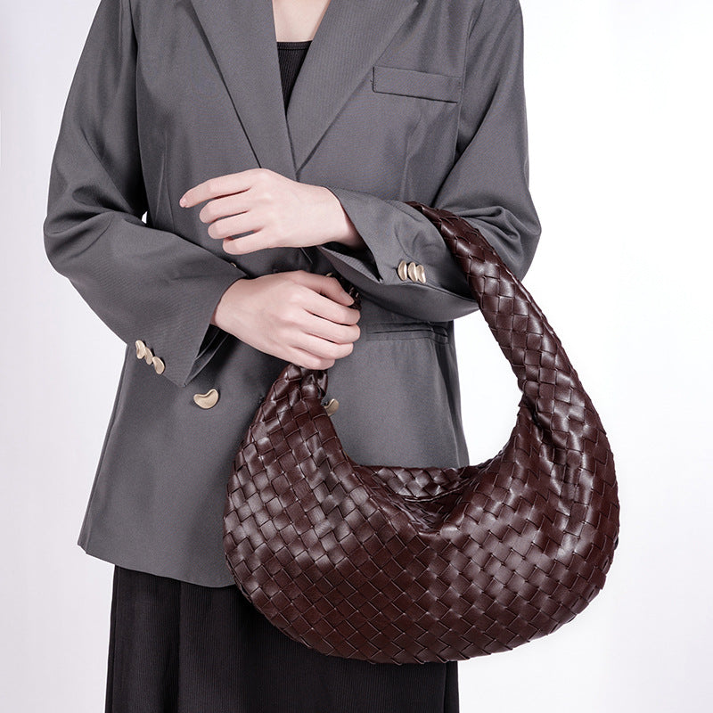 Women's Cloud Dumpling Underarm Large Capacity Croissant Knotted Women's Handbag
