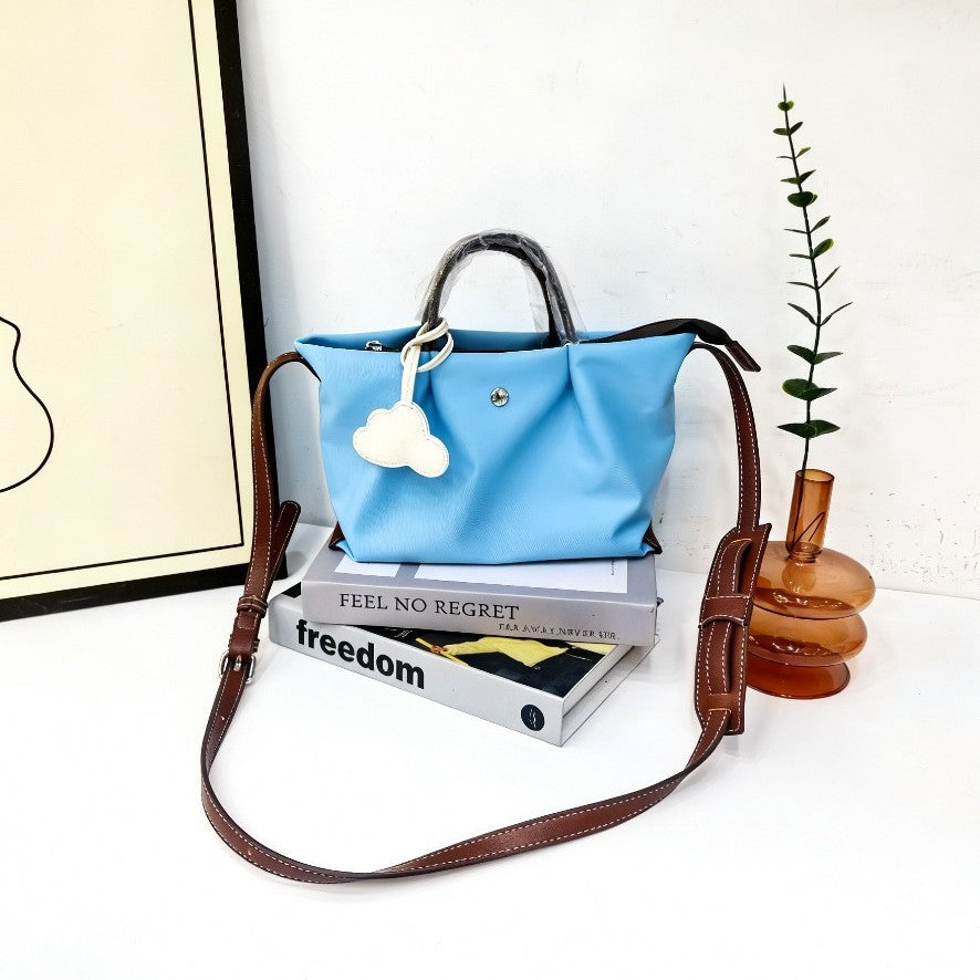 Cool Nylon Contrast Color Waterproof Runaway Women's Handbag