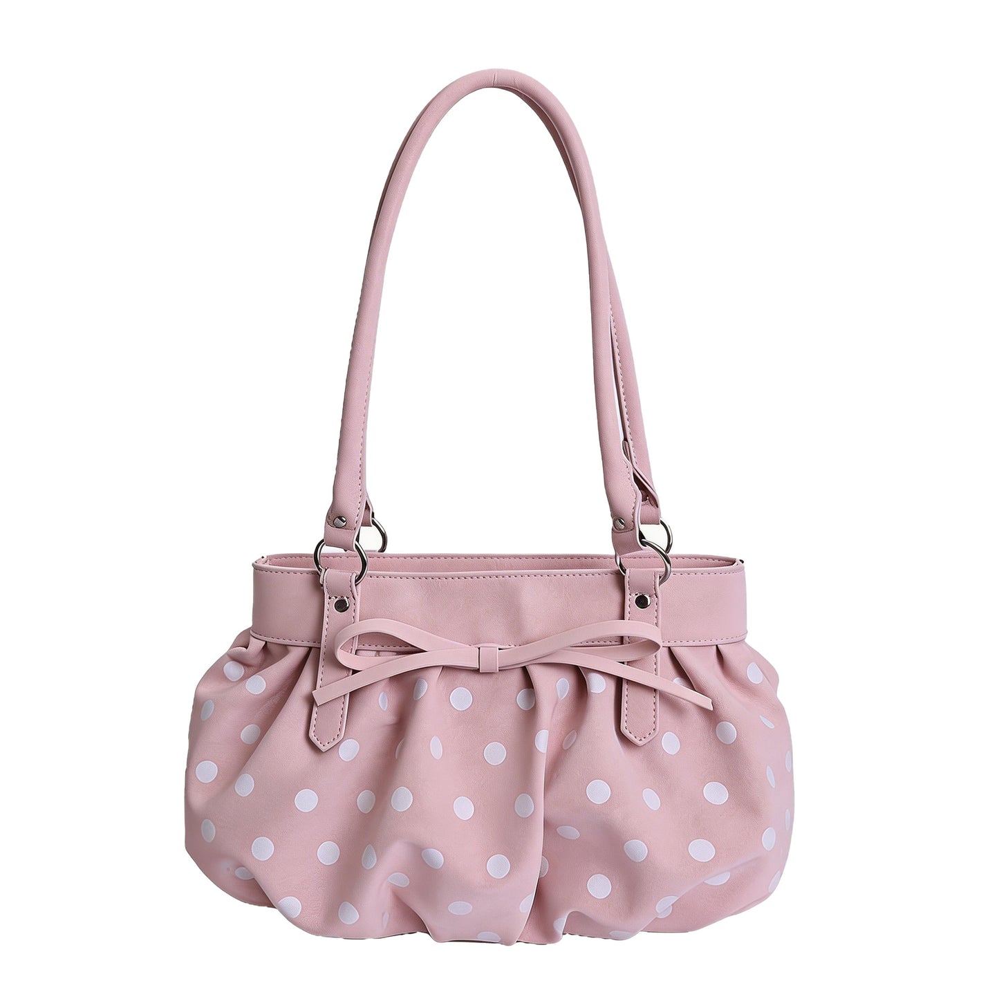 Women's Fresh Bowknot Polka Dot Fashion Underarm Bags