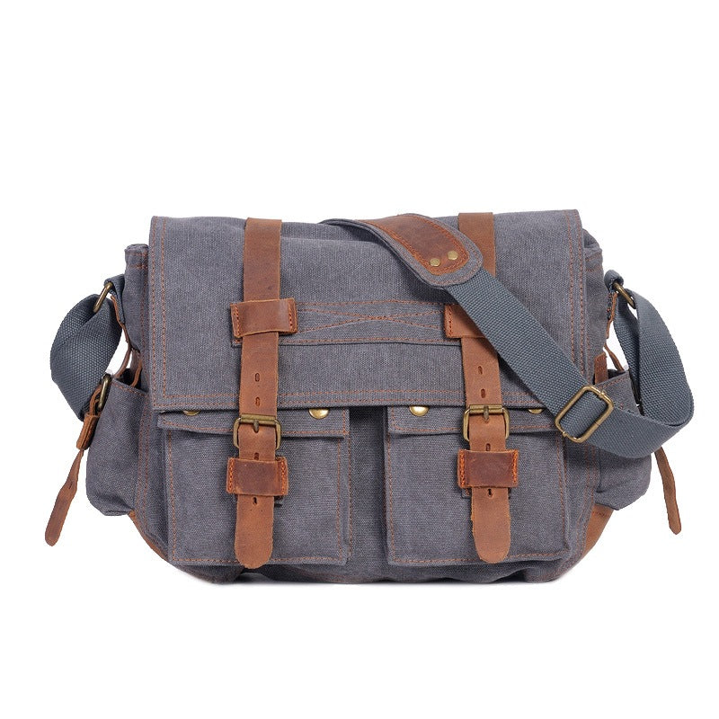Men's Retro Fashionable Large Capacity Computer Crazy Horse Men's Briefcase
