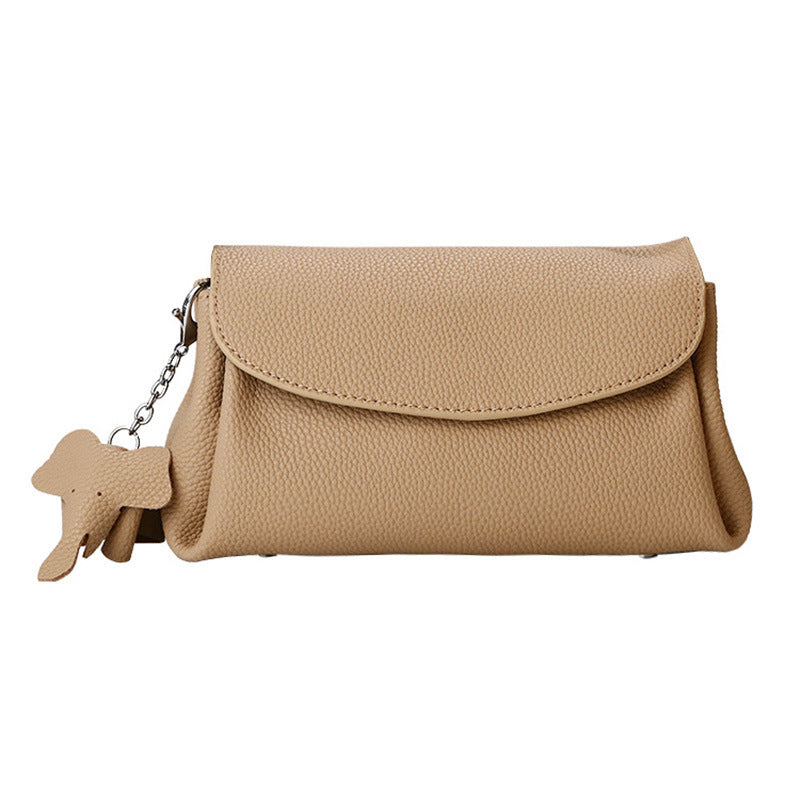 Women's Genuine Leather Mobile Storage First Layer Cowhide Niche Bags