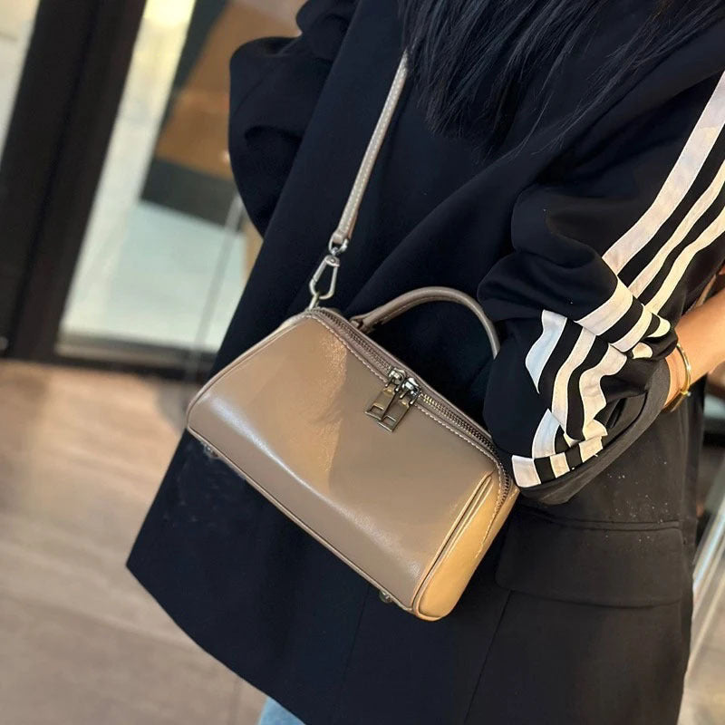 Graceful Women's Leather Pillow Cowhide Fashion Bags