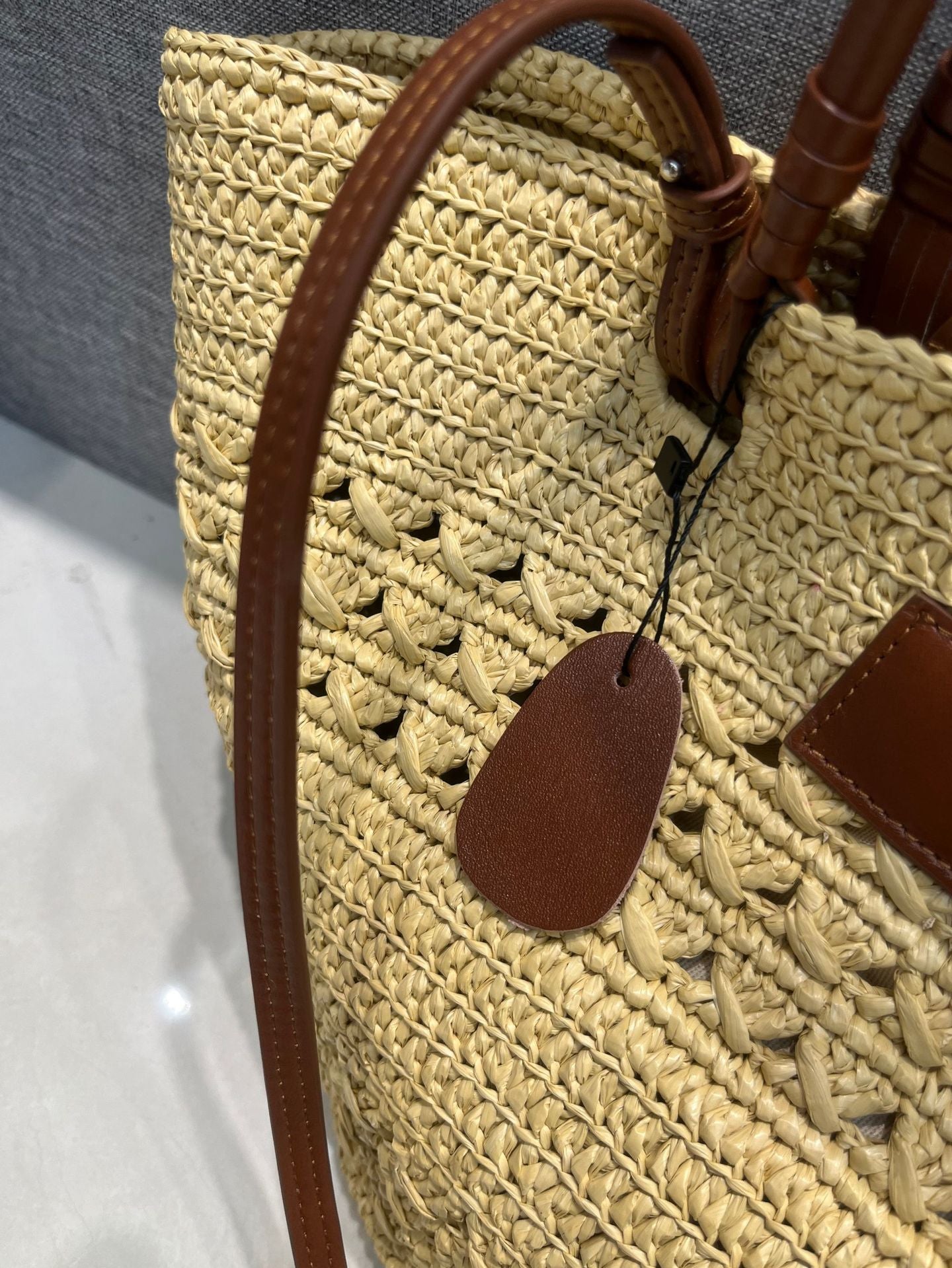 Women's Niche Large Capacity Straw Summer Woven Tote Bag