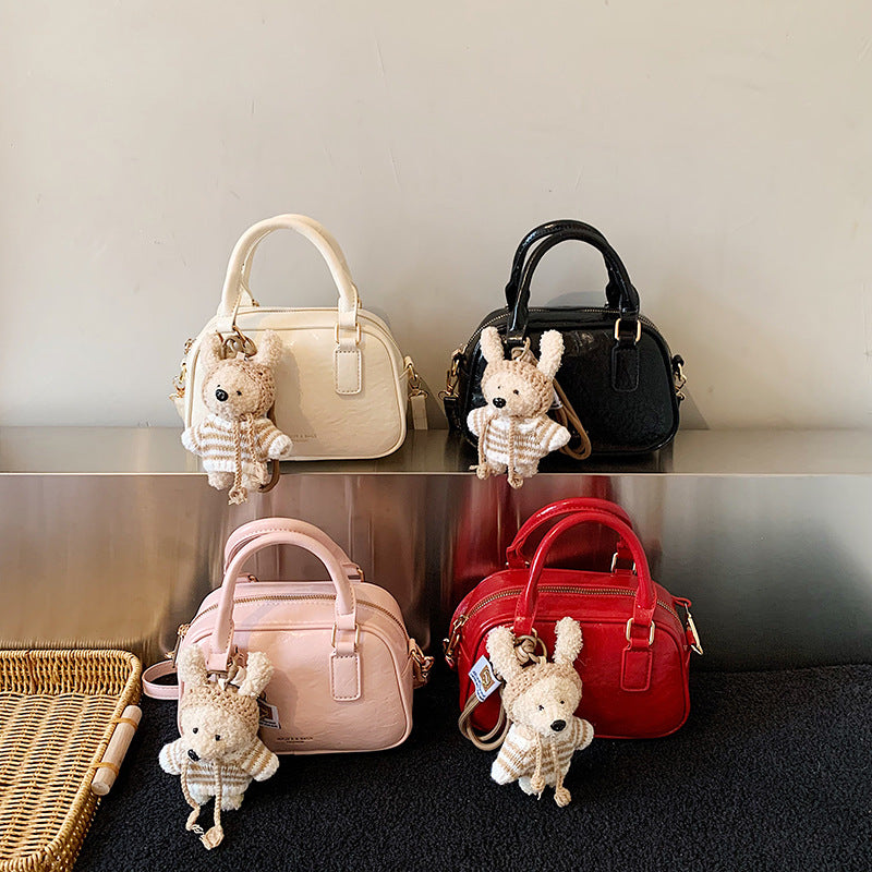 Women's Fashion Portable Bowling Early Spring Korean Style Simple Women's Messenger Bag