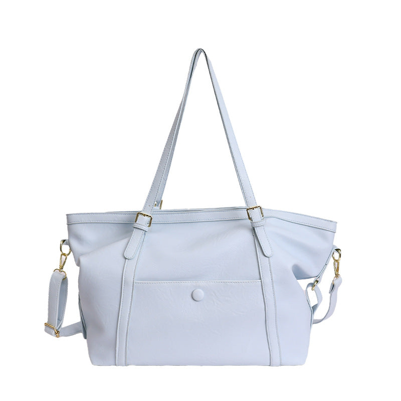 High-grade Large Capacity Versatile Commuter Portable Underarm Light Tote Bag