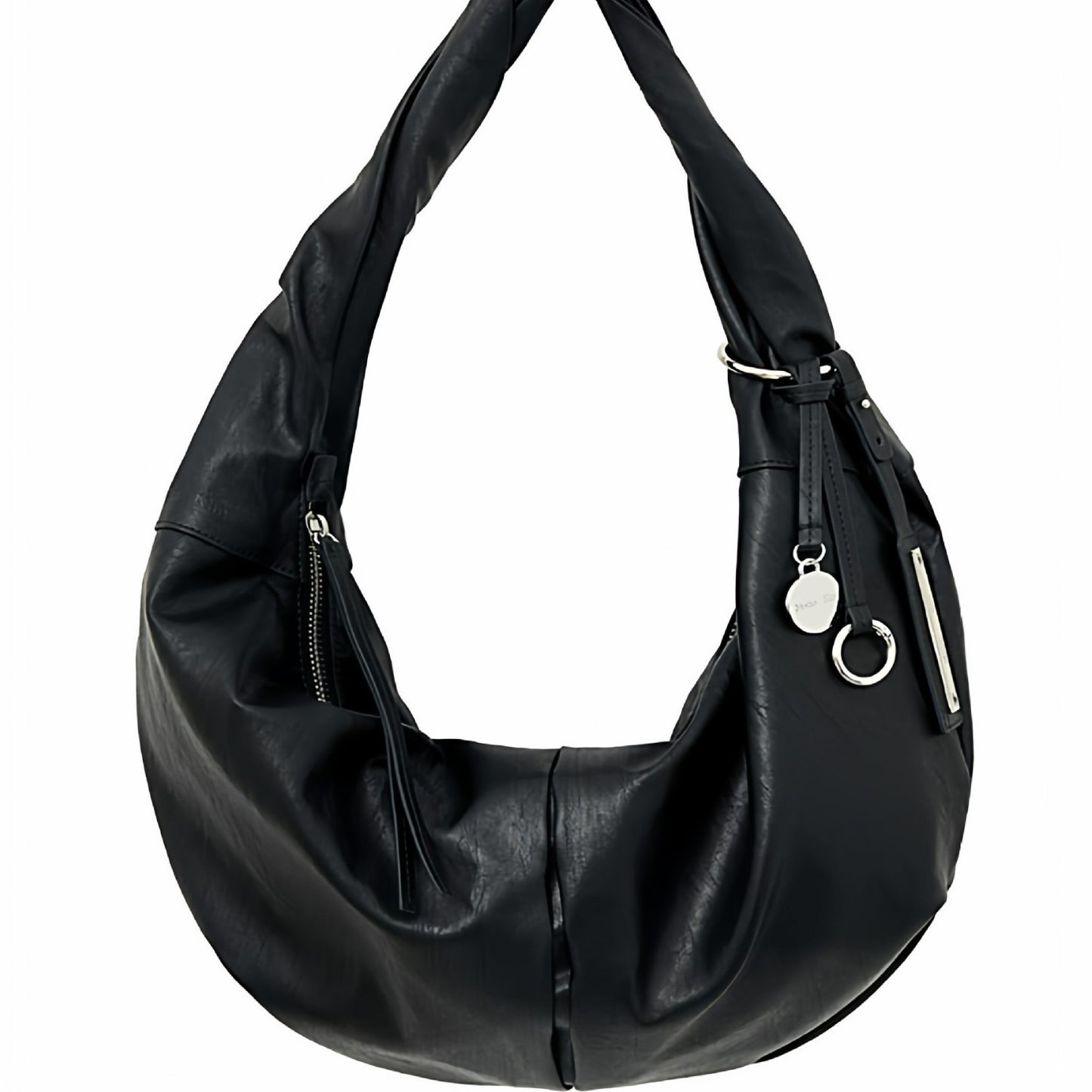 Kosong Croissant Ning Retro Wind Large Women's Shoulder Bag